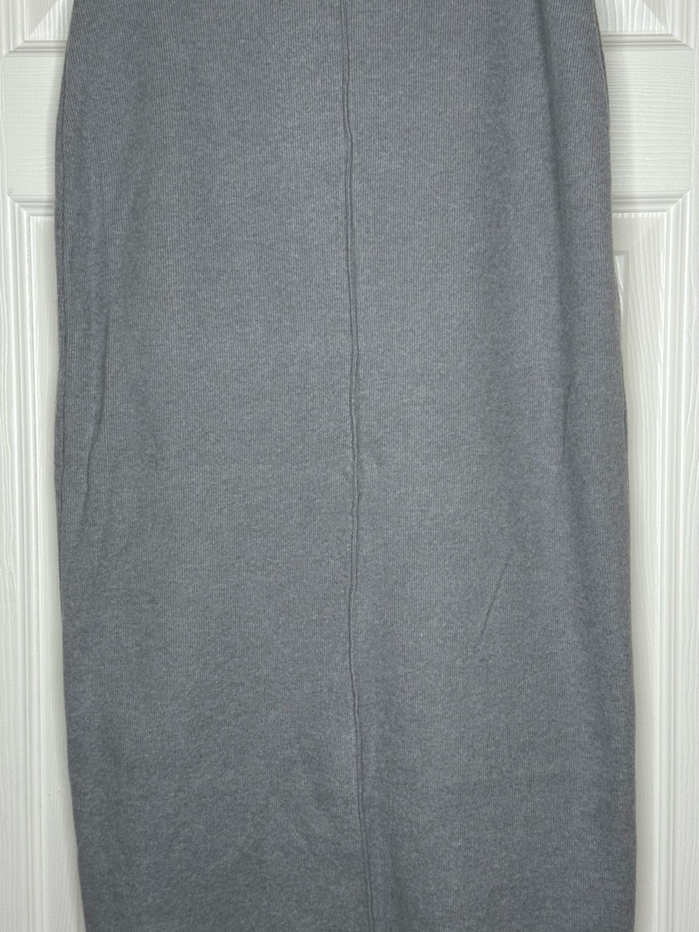 Zara Gray Knit Pencil Skirt Size Medium